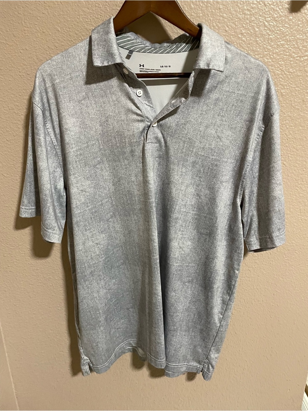 Under Armour Men's Gray Polo Shirt